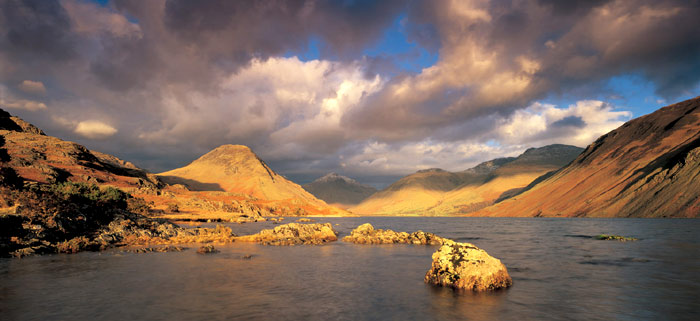 The packhorse bridge at Wasdale in the Lake District