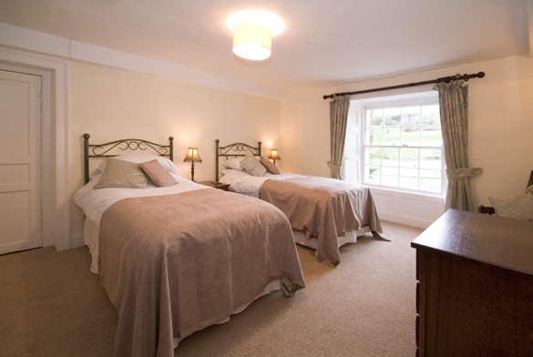 The downstairs bedroom at Low Millgillhead (sleeps 10)